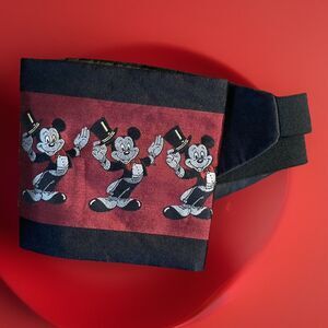 Vintage Disney MickeyMouse Tuxedo Cummerbund Belt